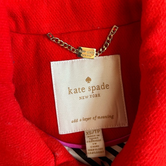 Kate spade red blazer - Picture 2 of 2